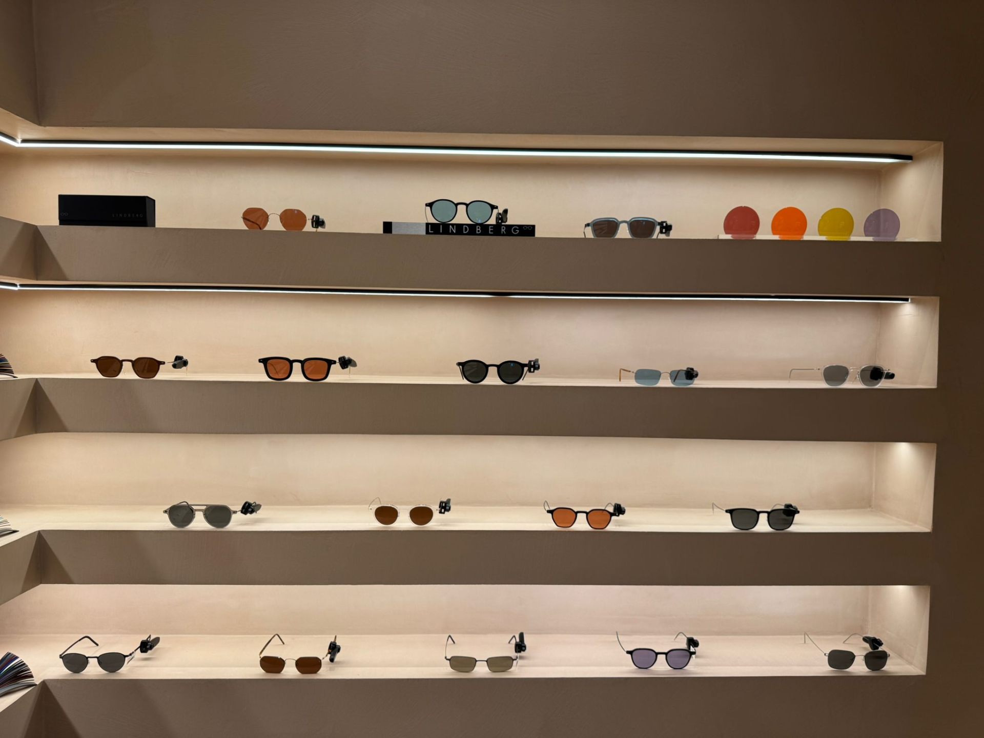 LINDBERG frames on display