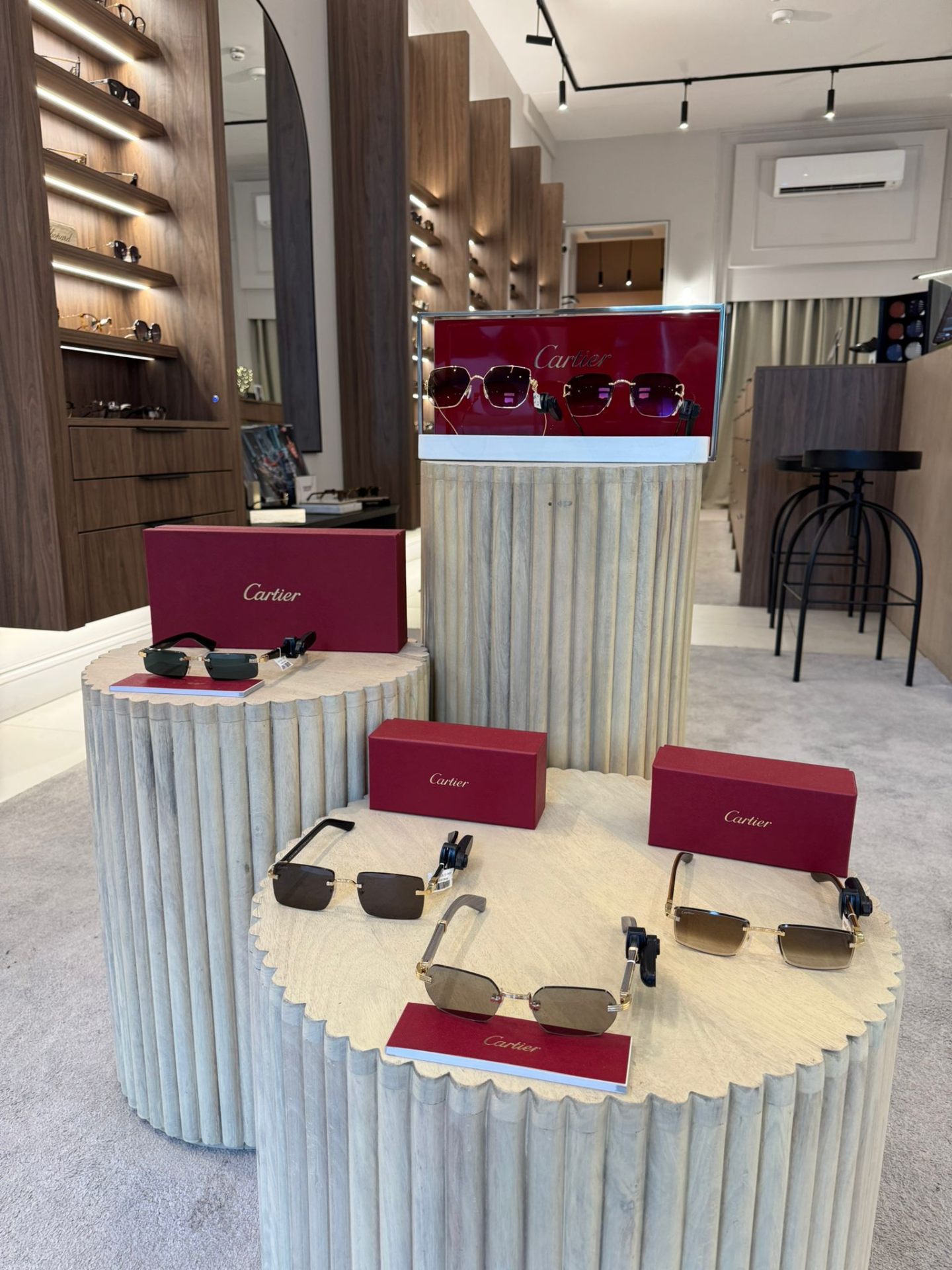 Cartier sunglasses display